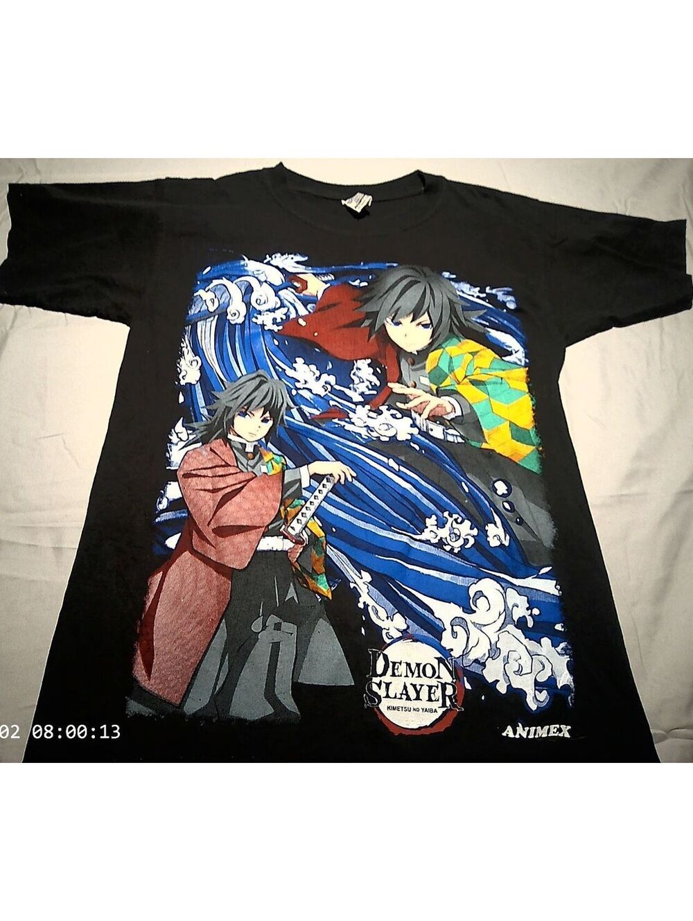 Demon Slayer Kimetsu No Yaiba Anime Graphic T-Shirt Medium